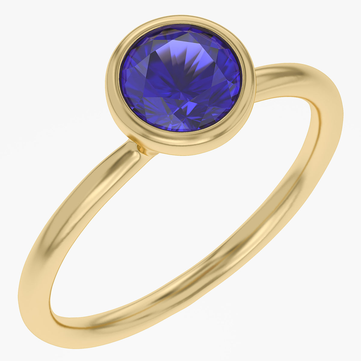 1.35 Carat Lab Grown Gemstone Solitaire Engagement Ring