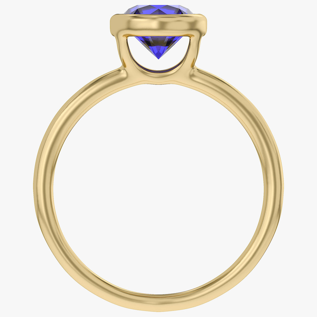 1.35 Carat Lab Grown Gemstone Solitaire Engagement Ring