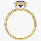 1.35 Carat Lab Grown Gemstone Solitaire Engagement Ring