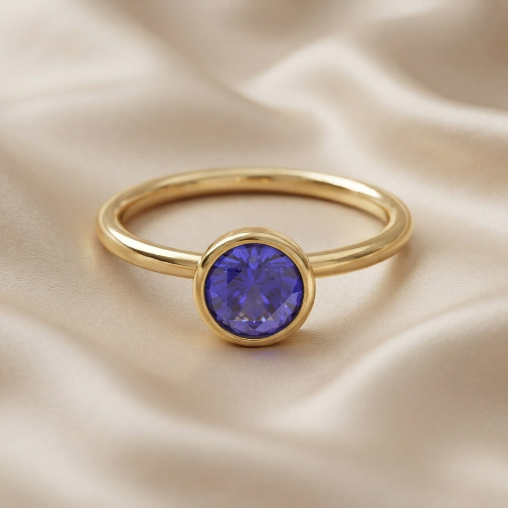 1.35 Carat Lab Grown Gemstone Solitaire Engagement Ring