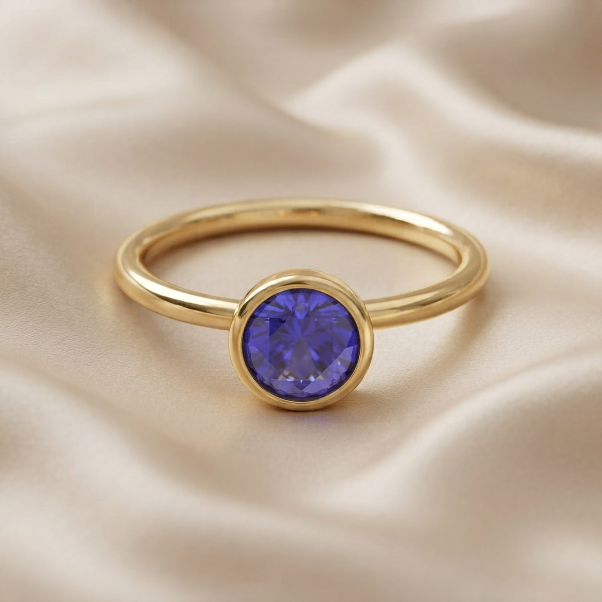 1.35 Carat Lab Grown Gemstone Solitaire Engagement Ring