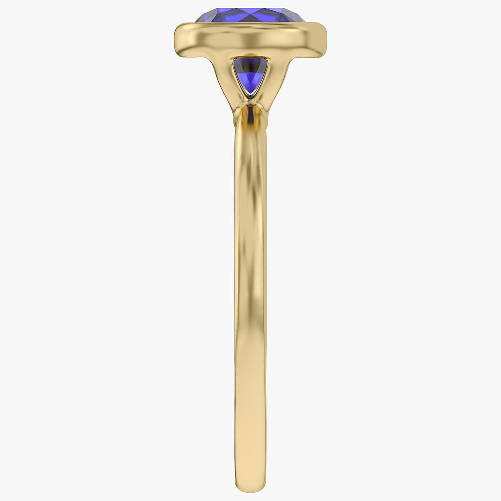 1.35 Carat Lab Grown Gemstone Solitaire Engagement Ring