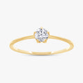 0.25 Carat Round Cut Lab Grown Diamond Solitaire Engagement Ring