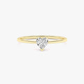 0.25 Carat Heart Shape Lab Grown Diamond Solitaire Promise Ring