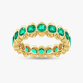 2.10 Carat Lab Grown Gemstone Full Eternity Wedding Band Ring