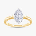 1.00 Carat Marquise Cut Lab Grown Diamond Solitaire Engagement Ring