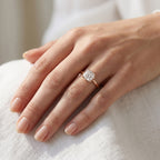 1.00 CTW Cushion Cut Lab Grown Diamond Solitaire Engagement Ring