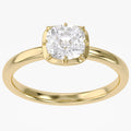 1.00 CTW Cushion Cut Lab Grown Diamond Solitaire Engagement Ring