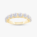 2.00 Carat Round Cut Lab Grown Diamond Half Eternity Engagement Ring