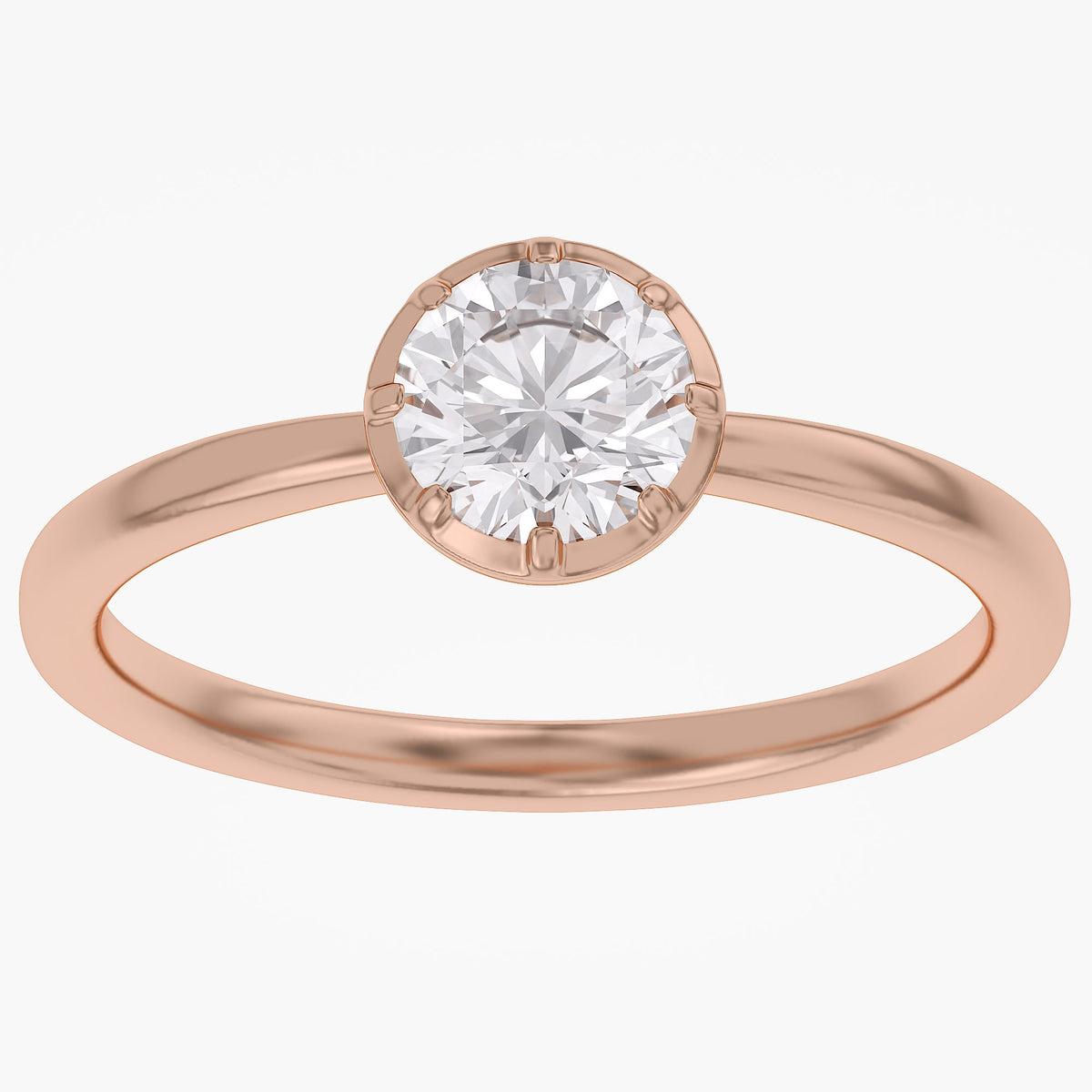 Lab Grown Georgian Style Rings