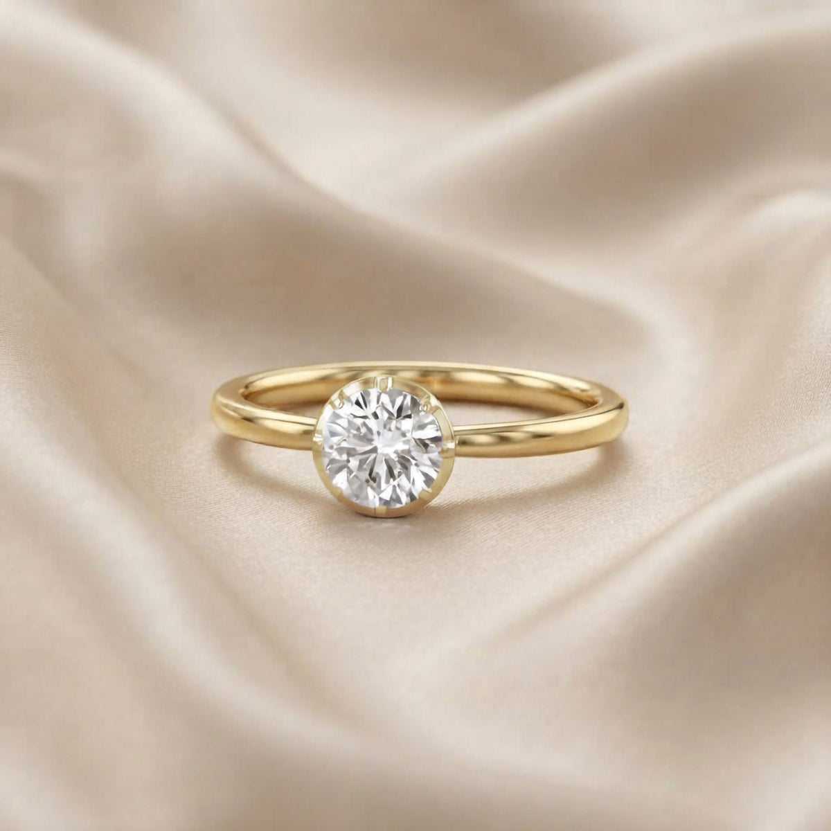 Lab Grown Georgian Style Rings