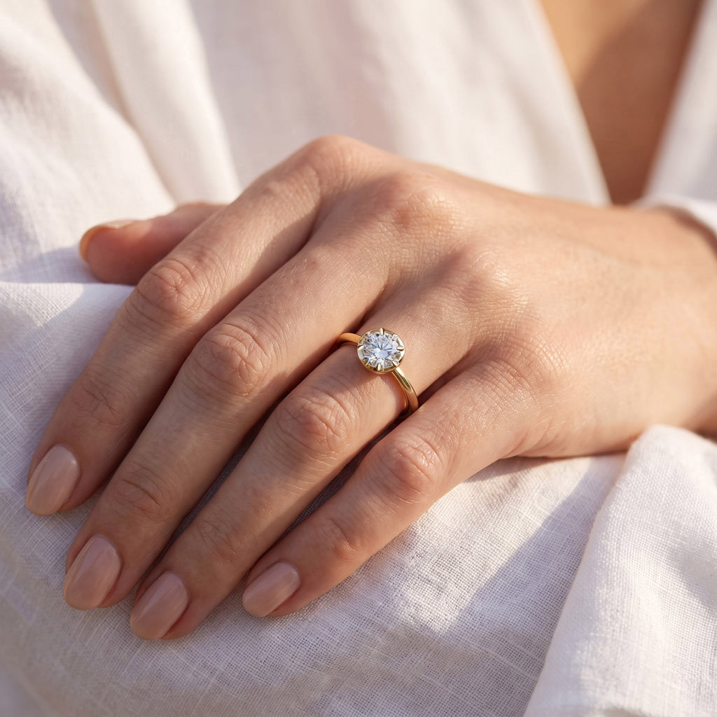 Lab Grown Georgian Style Rings