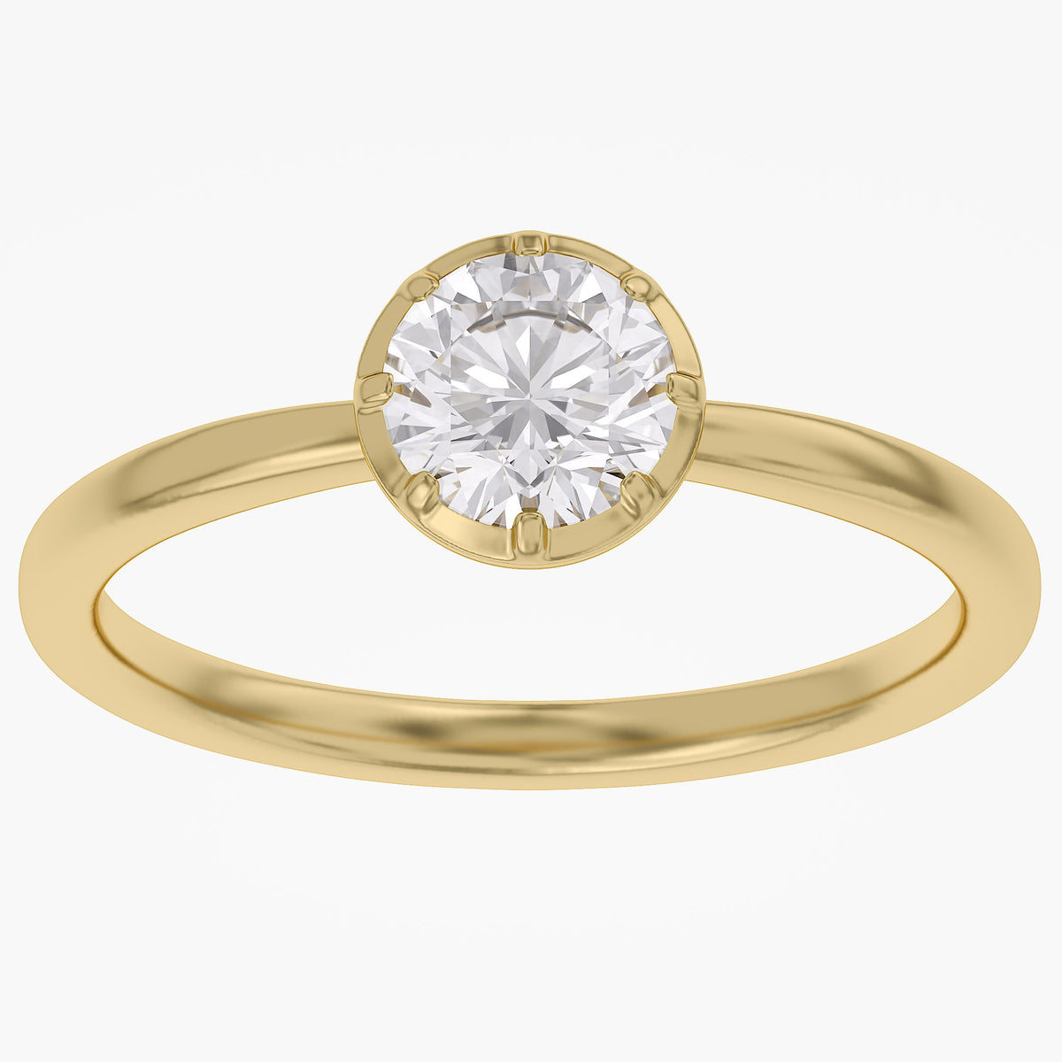 Lab Grown Georgian Style Rings