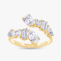 1.50 Carat Lab Grown Diamond Bypass Engagement Ring
