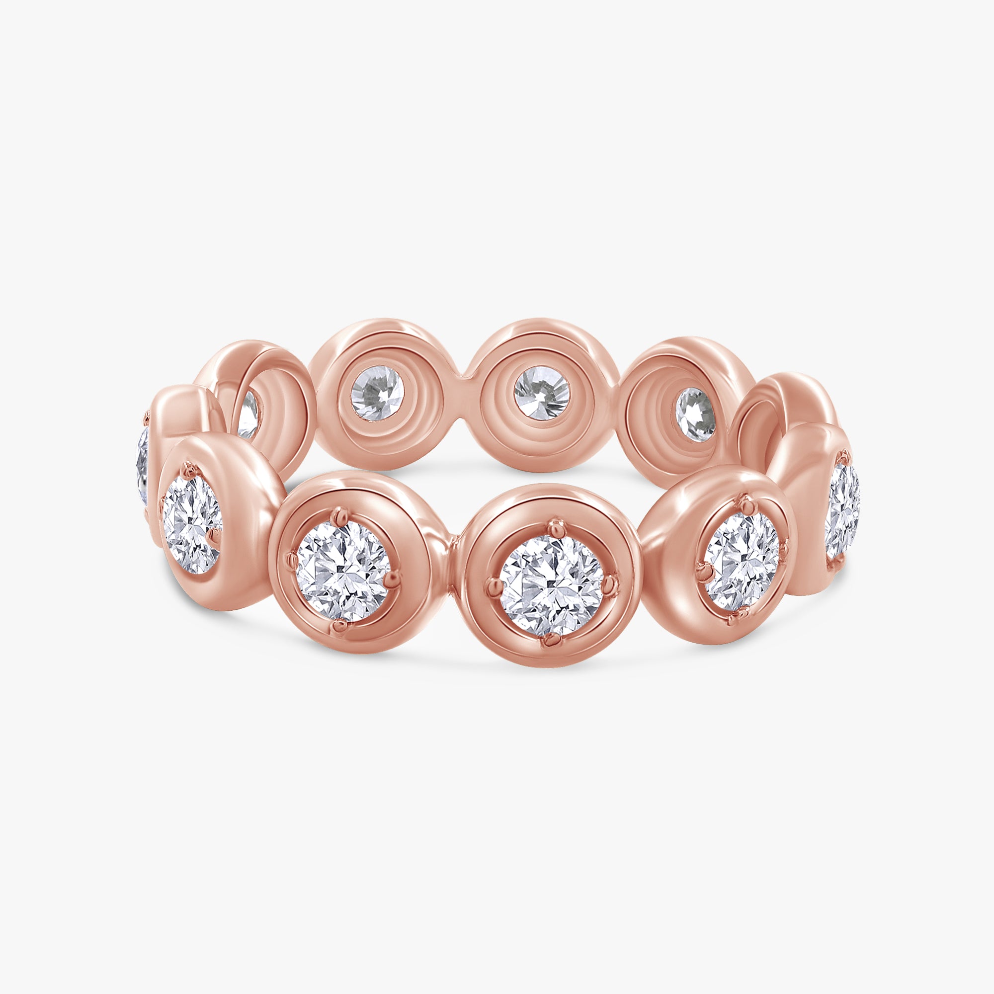 1.00 Carat Lab Grown Diamond Full Eternity Band Ring