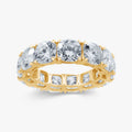 6.00 Carat Cushion Cut Lab Grown Diamond Eternity Band Ring