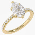 2.31 CTW Lab Grown Diamond Pear Cluster Ring