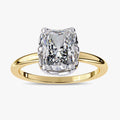 2.55 Carat  Auara 6-Prong Radiant Cut Lab Grown Diamond Engagement Ring