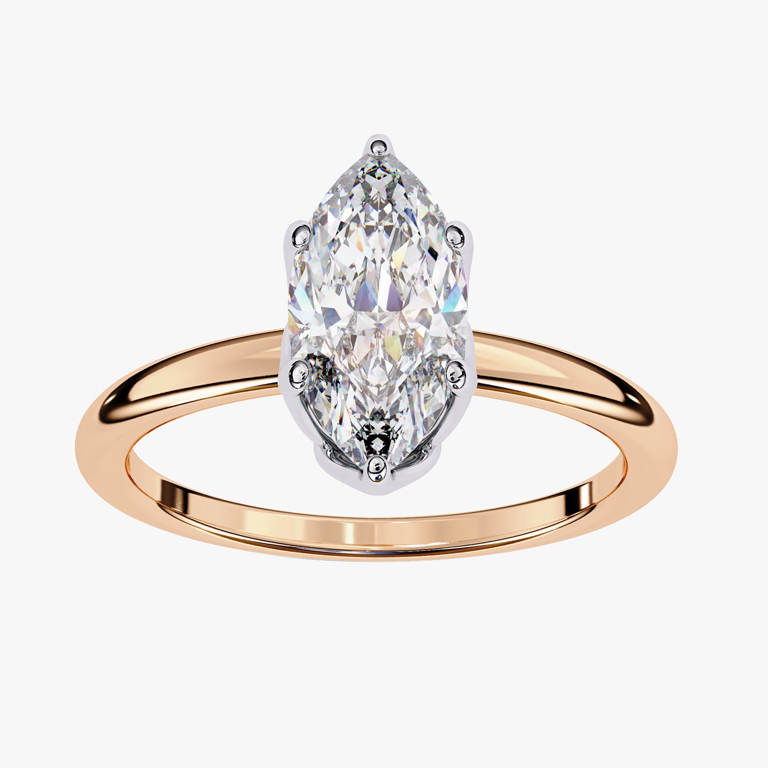 1.15 Carat Adelaide 6-Prong Marquise Cut Lab Grown Diamond Engagement Ring