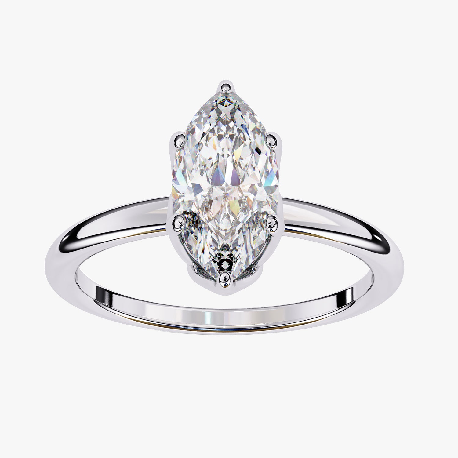 1.15 Carat Adelaide 6-Prong Marquise Cut Lab Grown Diamond Engagement Ring