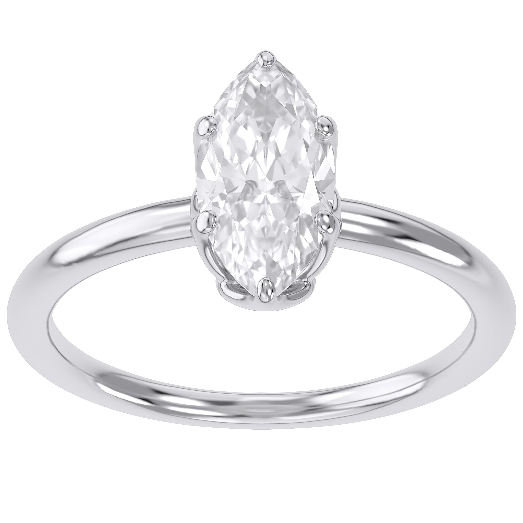 1.15 Carat Adelaide 6-Prong Marquise Cut Lab Grown Diamond Engagement Ring