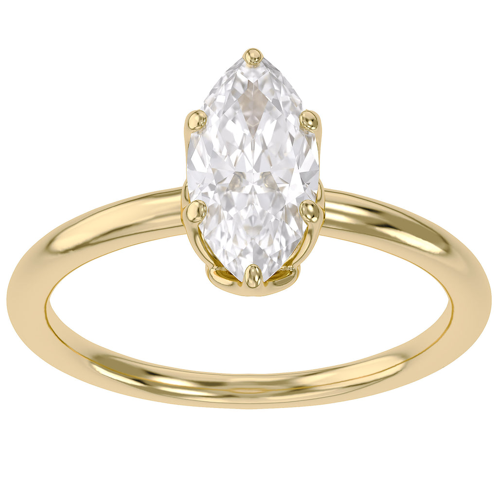 1.15 Carat Adelaide 6-Prong Marquise Cut Lab Grown Diamond Engagement Ring