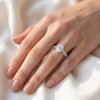 1.05 Carat Polly Pear Shape Stackable Lab Grown Diamond Engagement Ring