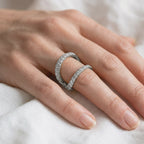 1.75 Carat Round Cut Lab Grown Diamond Split Shank Engagement Ring