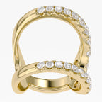 1.75 Carat Round Cut Lab Grown Diamond Split Shank Engagement Ring