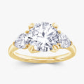 3.00 Carat Lab Grown Diamond Three Stone Engagement Ring