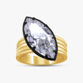 5.05 Carat Marquise Cut Lab Grown Diamond Solitaire Engagement Ring
