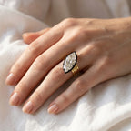 5.05 Carat Marquise Cut Lab Grown Diamond Solitaire Engagement Ring