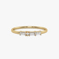 Morse Code Diamond  Ring – Letter “Y” (0.17ct Lab Grown Diamond)