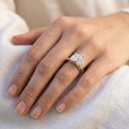 3.50 CTW Toi Et Moi Ring – Oval & Pear Lab Grown Diamond