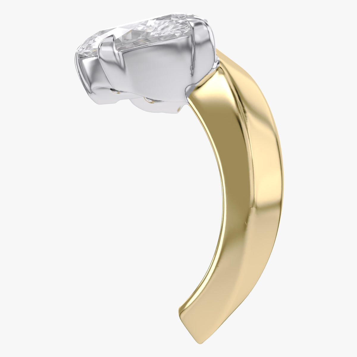 3.50 CTW Toi Et Moi Ring – Oval & Pear Lab Grown Diamond