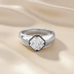 2.00 TCW Asscher Cut Lab Grown Diamond Solitaire Engagement Ring