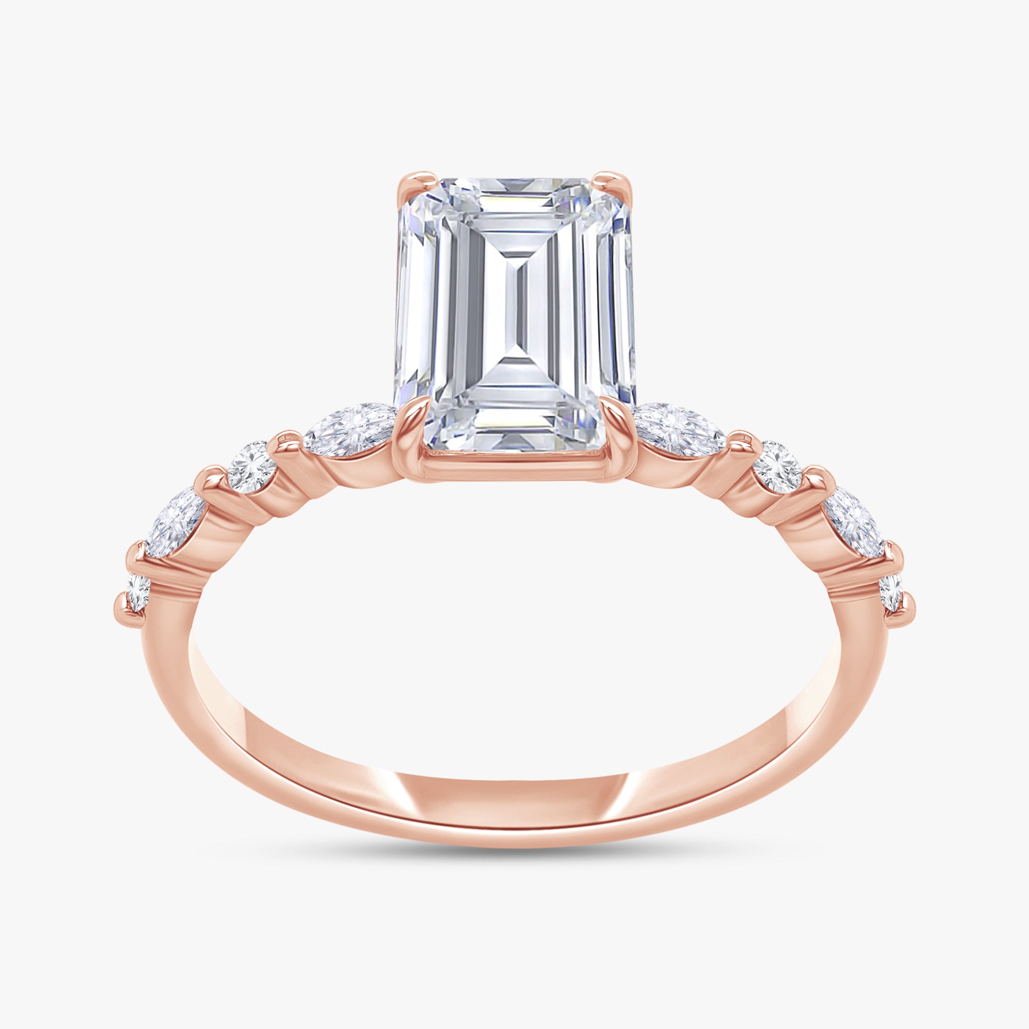 2.00 Carat Lab Grown Diamond Halo Engagement Ring