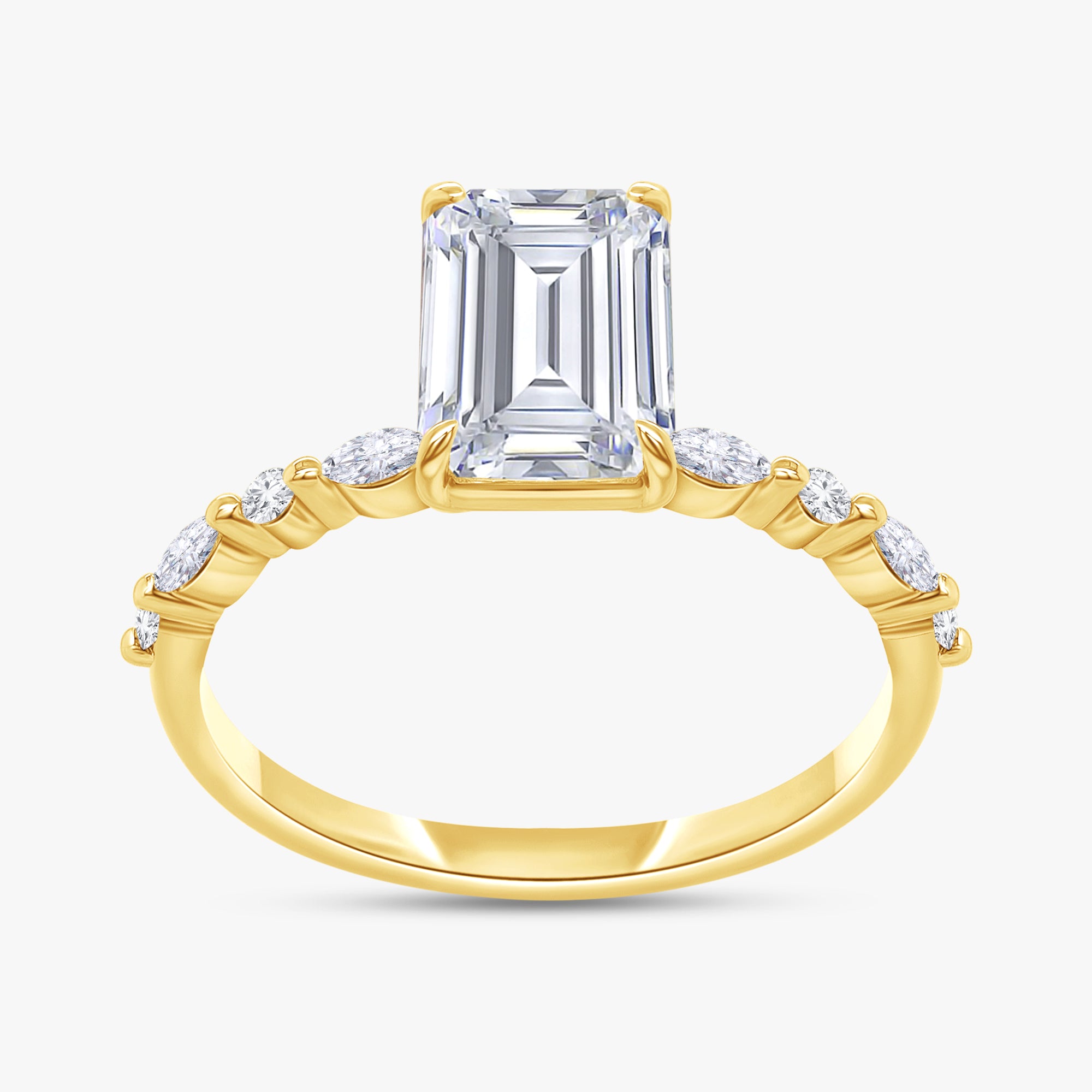 2.00 Carat Lab Grown Diamond Halo Engagement Ring