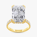 10.00 Carat Lab Grown Diamond Halo Engagement Ring
