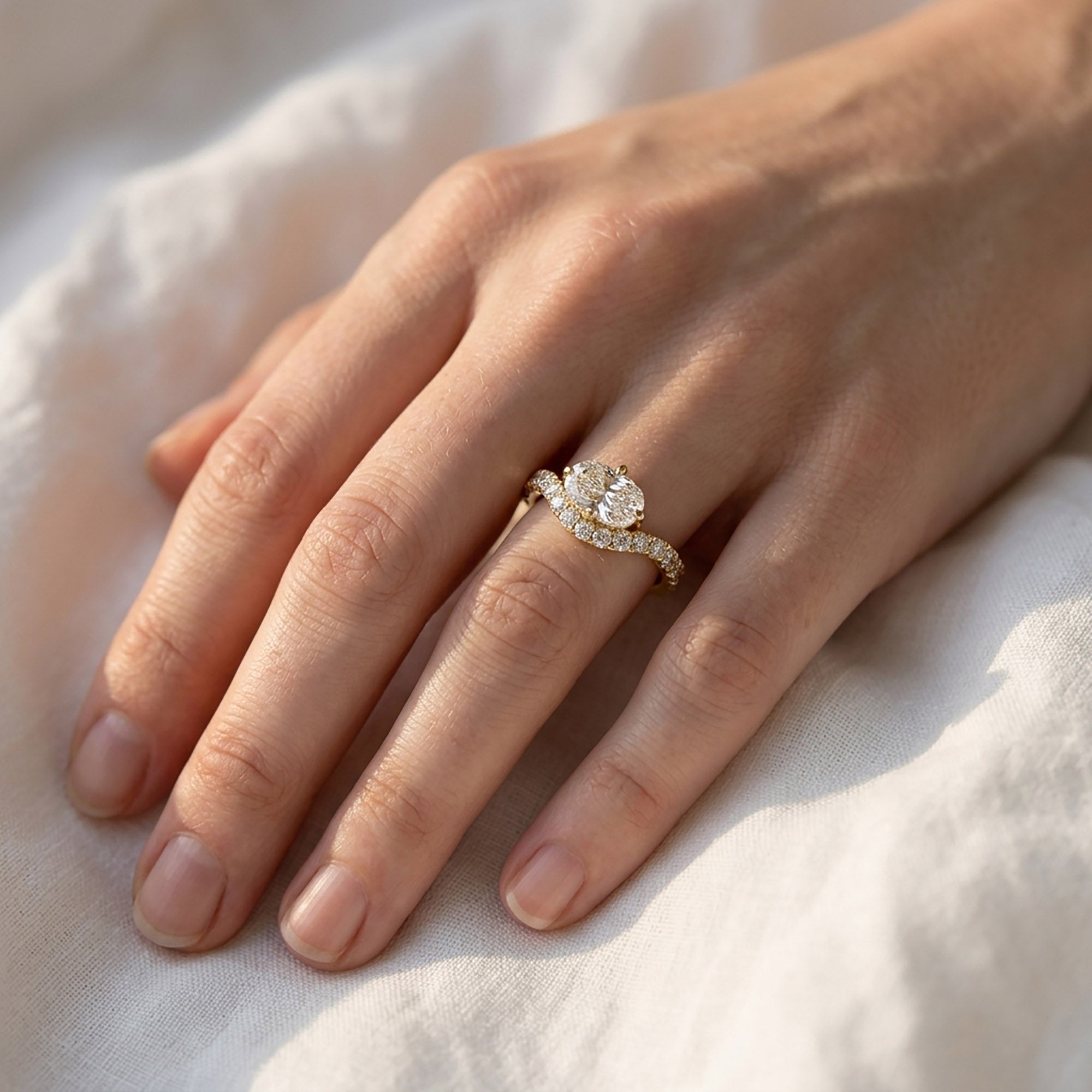 1.50 Carat Lab Grown Diamond Halo Solitaire Engagement Ring