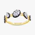 Multi-Shape Lab Grown Georgian Style Five-Stone Ring