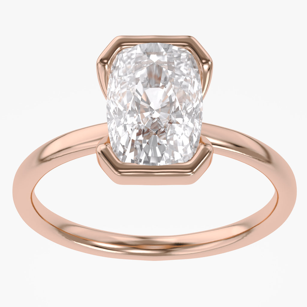 2.00 Carat Radiant Cut Lab Grown Diamond Solitaire Engagement Ring