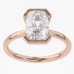 2.00 Carat Radiant Cut Lab Grown Diamond Solitaire Engagement Ring