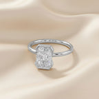 2.00 Carat Radiant Cut Lab Grown Diamond Solitaire Engagement Ring