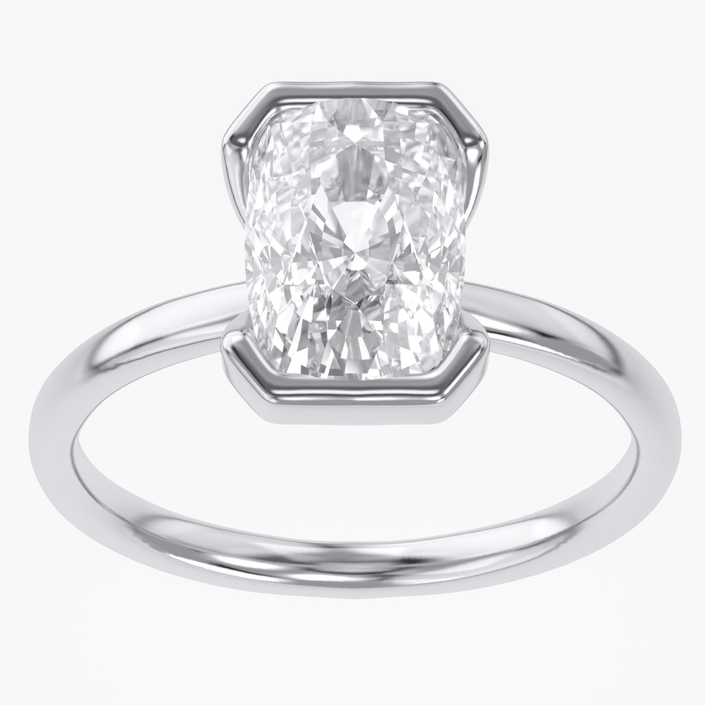 2.00 Carat Radiant Cut Lab Grown Diamond Solitaire Engagement Ring