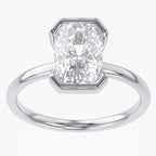 2.00 Carat Radiant Cut Lab Grown Diamond Solitaire Engagement Ring