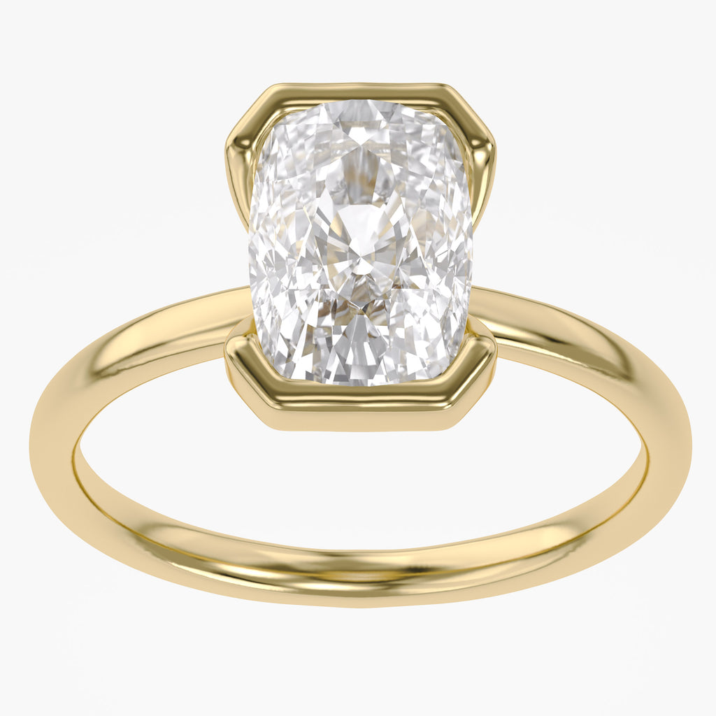 2.00 Carat Radiant Cut Lab Grown Diamond Solitaire Engagement Ring