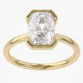 2.00 Carat Radiant Cut Lab Grown Diamond Solitaire Engagement Ring