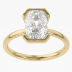 2.00 Carat Radiant Cut Lab Grown Diamond Solitaire Engagement Ring