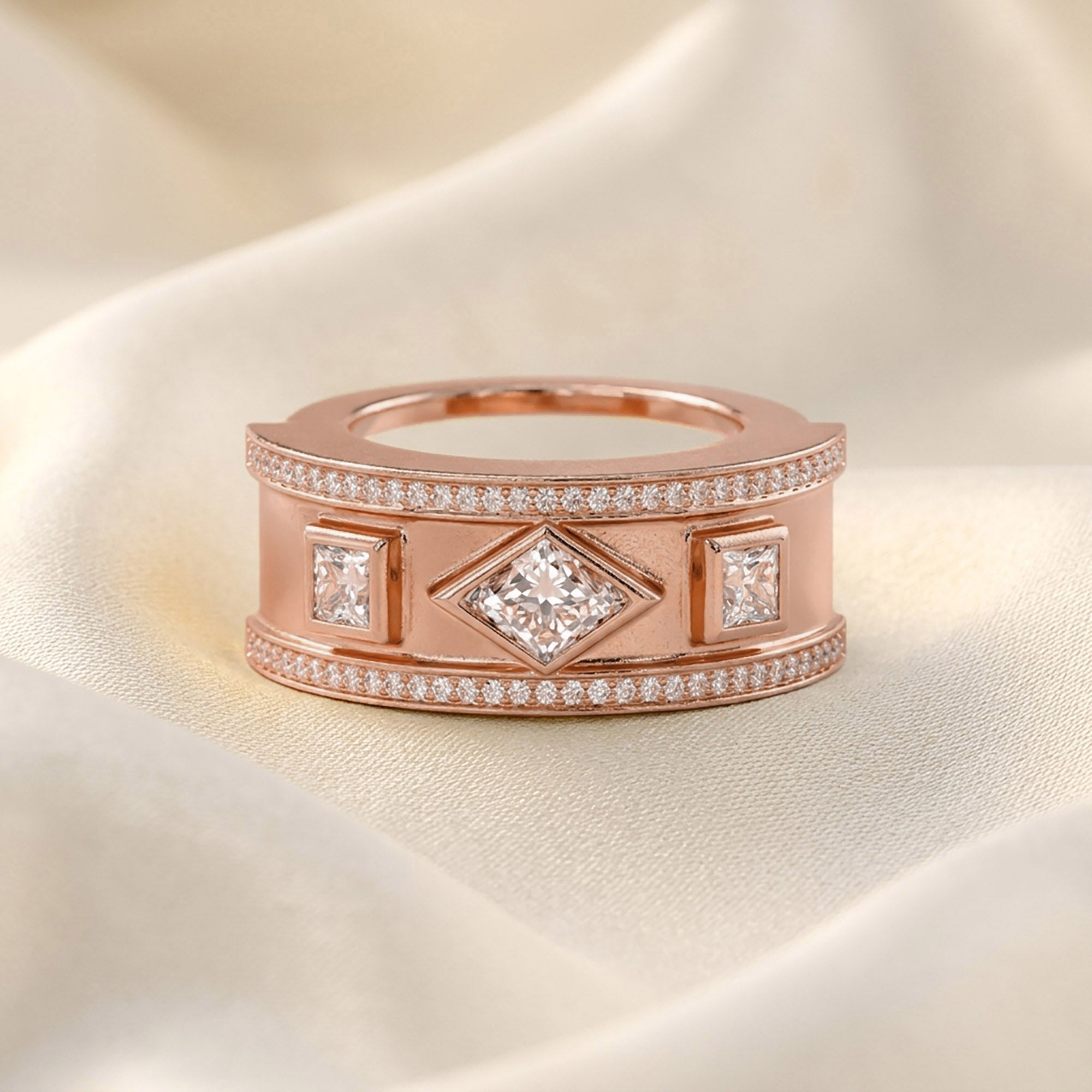 1.75 CTW Lab Grown Diamond Oura Ring Jacket